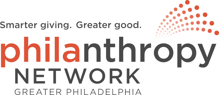 the philanthropy network greater philadelphia logo. text reads "smarter giving. greater good. philanthropy network greater philadelphia"