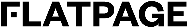 A wordmark that says Flatpage