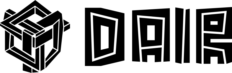 The DAIR logo. Black text reads "DAIR"