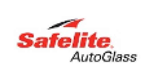 the safelite autoglass logo, red text reads "Safelite" and black text reads "Autoglass"