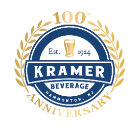 the Kramer Beverage logo, celebrating 100 years in business
